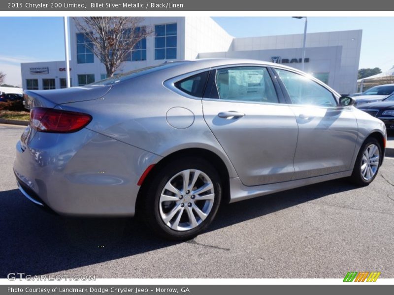 Billet Silver Metallic / Black/Linen 2015 Chrysler 200 Limited