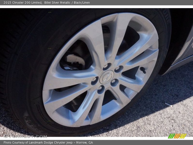 Billet Silver Metallic / Black/Linen 2015 Chrysler 200 Limited