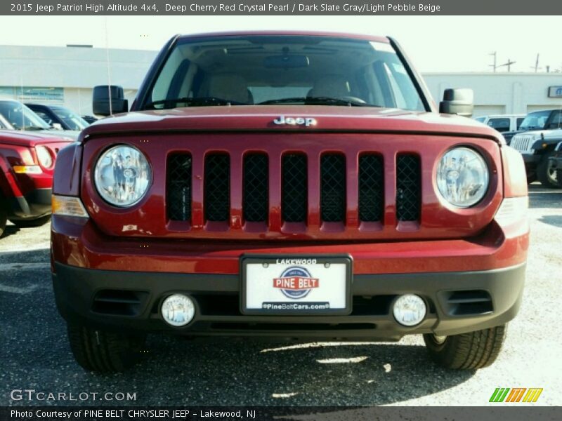 Deep Cherry Red Crystal Pearl / Dark Slate Gray/Light Pebble Beige 2015 Jeep Patriot High Altitude 4x4