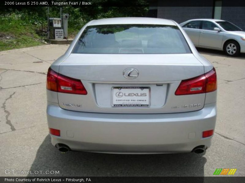 Tungsten Pearl / Black 2006 Lexus IS 250 AWD