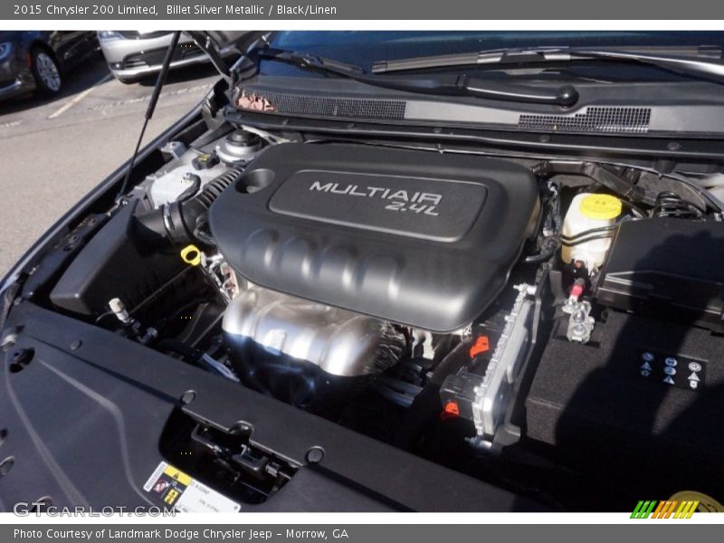 Billet Silver Metallic / Black/Linen 2015 Chrysler 200 Limited