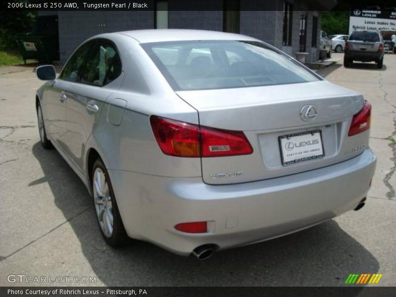 Tungsten Pearl / Black 2006 Lexus IS 250 AWD