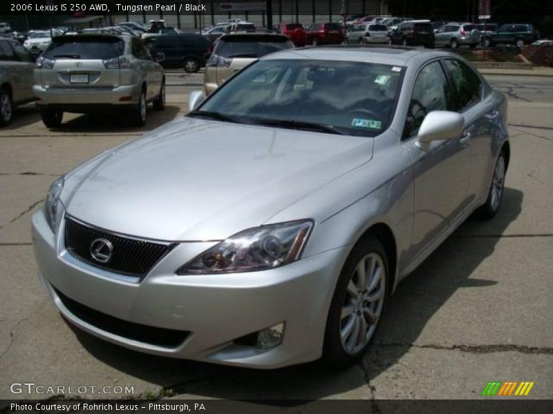 Tungsten Pearl / Black 2006 Lexus IS 250 AWD