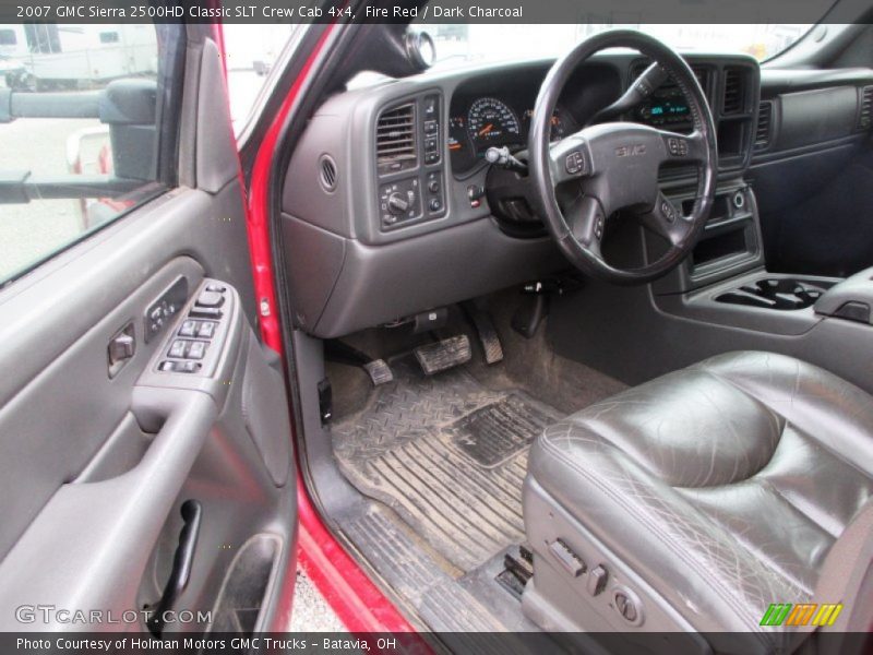 Fire Red / Dark Charcoal 2007 GMC Sierra 2500HD Classic SLT Crew Cab 4x4