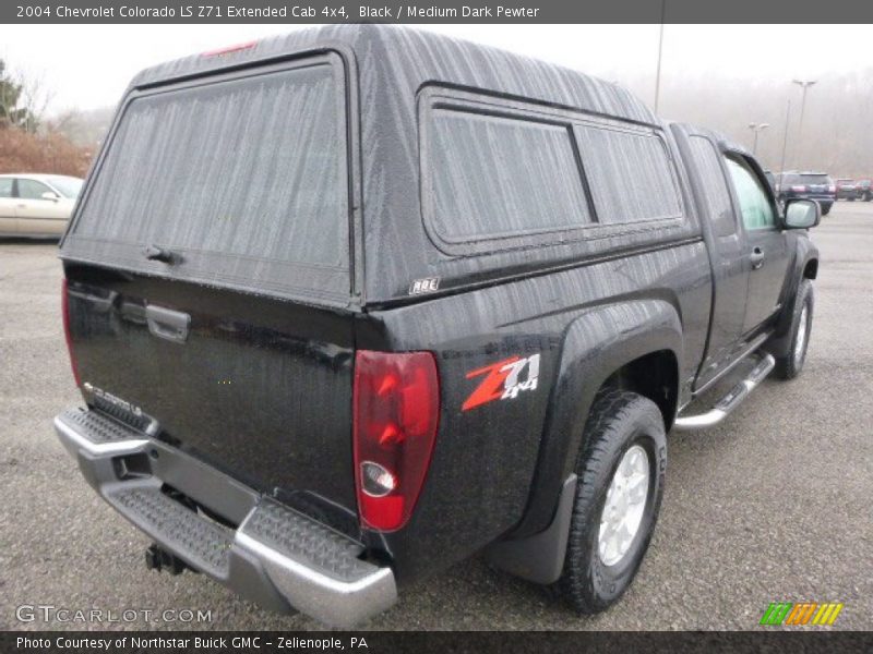 Black / Medium Dark Pewter 2004 Chevrolet Colorado LS Z71 Extended Cab 4x4