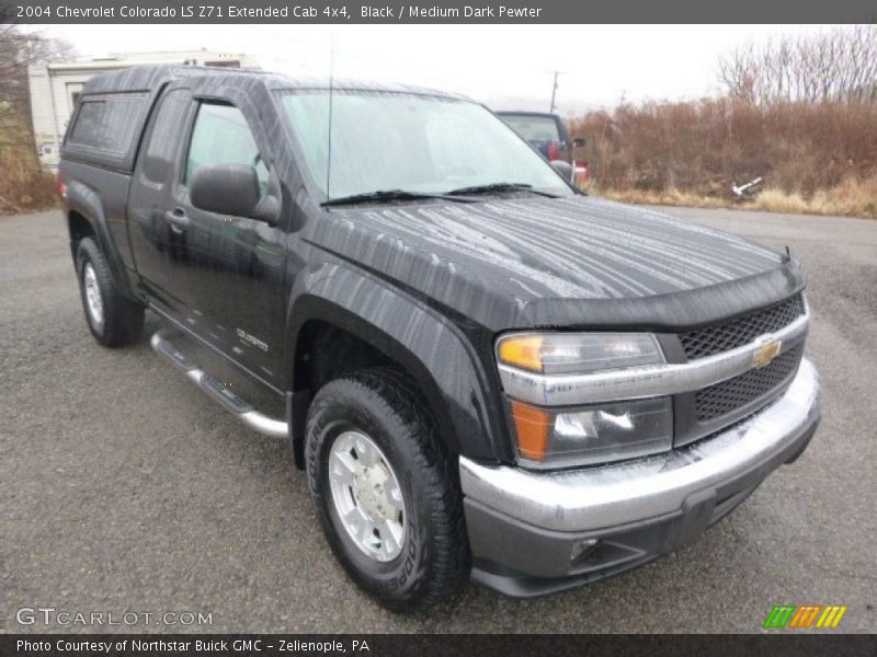Black / Medium Dark Pewter 2004 Chevrolet Colorado LS Z71 Extended Cab 4x4