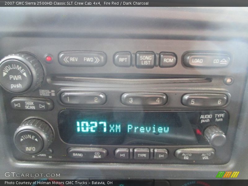 Fire Red / Dark Charcoal 2007 GMC Sierra 2500HD Classic SLT Crew Cab 4x4