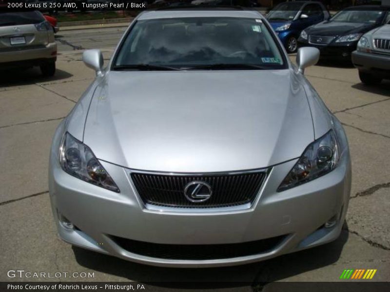 Tungsten Pearl / Black 2006 Lexus IS 250 AWD