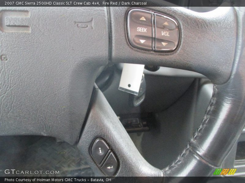 Fire Red / Dark Charcoal 2007 GMC Sierra 2500HD Classic SLT Crew Cab 4x4