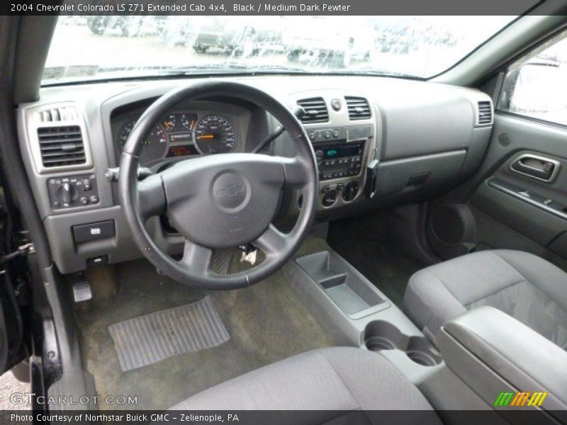 Black / Medium Dark Pewter 2004 Chevrolet Colorado LS Z71 Extended Cab 4x4