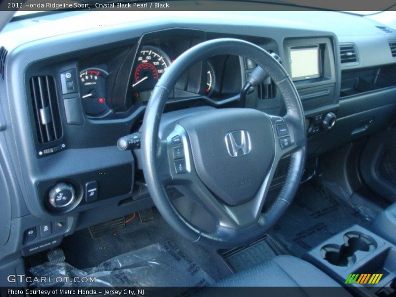 Crystal Black Pearl / Black 2012 Honda Ridgeline Sport