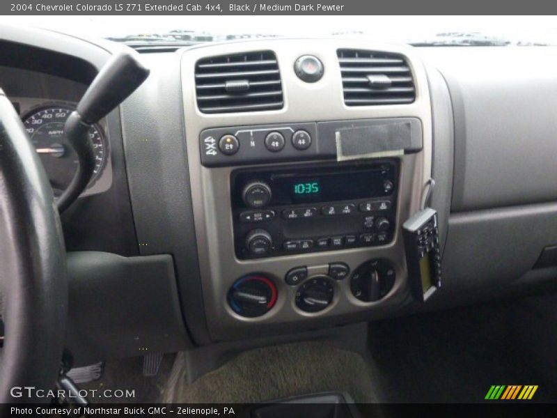 Black / Medium Dark Pewter 2004 Chevrolet Colorado LS Z71 Extended Cab 4x4