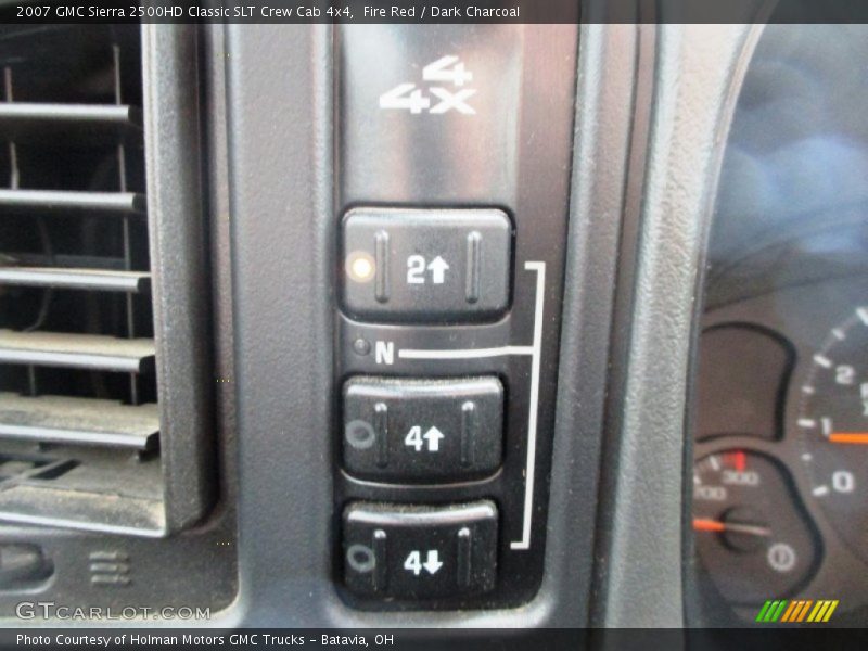 Fire Red / Dark Charcoal 2007 GMC Sierra 2500HD Classic SLT Crew Cab 4x4