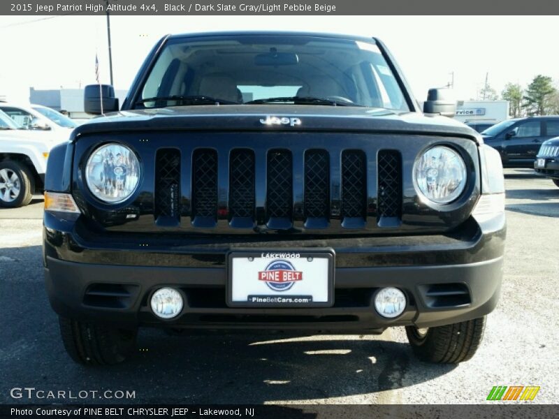 Black / Dark Slate Gray/Light Pebble Beige 2015 Jeep Patriot High Altitude 4x4