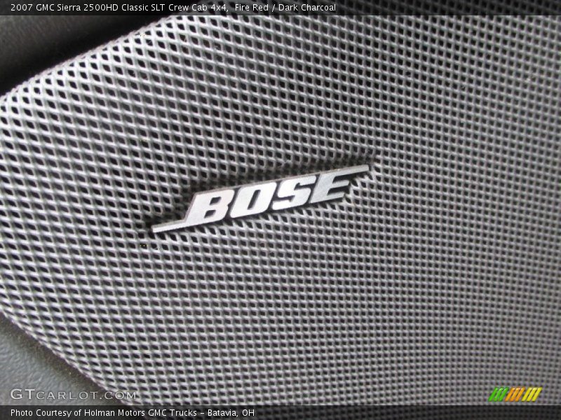 Fire Red / Dark Charcoal 2007 GMC Sierra 2500HD Classic SLT Crew Cab 4x4