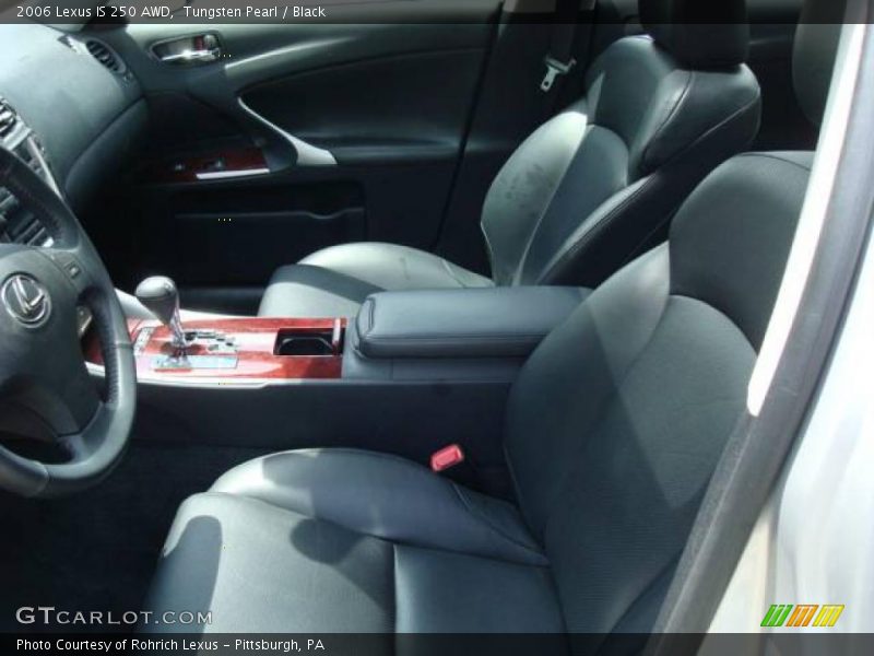Tungsten Pearl / Black 2006 Lexus IS 250 AWD