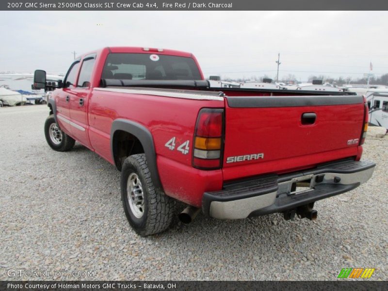 Fire Red / Dark Charcoal 2007 GMC Sierra 2500HD Classic SLT Crew Cab 4x4