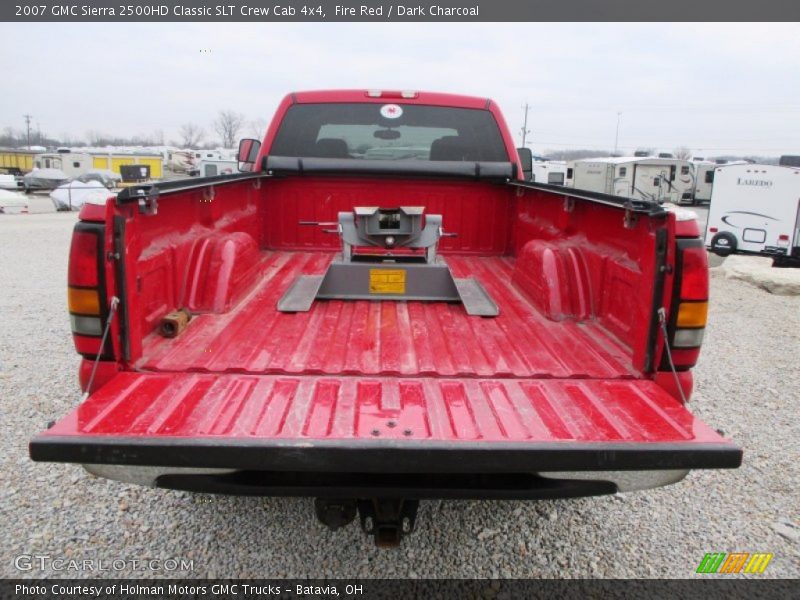 Fire Red / Dark Charcoal 2007 GMC Sierra 2500HD Classic SLT Crew Cab 4x4