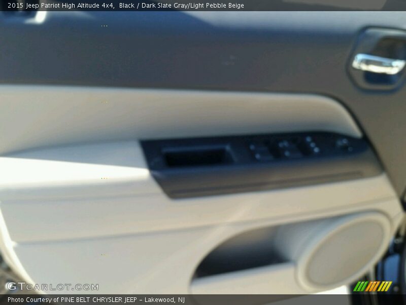 Black / Dark Slate Gray/Light Pebble Beige 2015 Jeep Patriot High Altitude 4x4