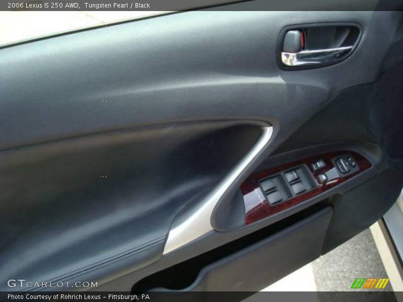 Tungsten Pearl / Black 2006 Lexus IS 250 AWD