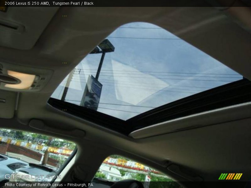 Tungsten Pearl / Black 2006 Lexus IS 250 AWD