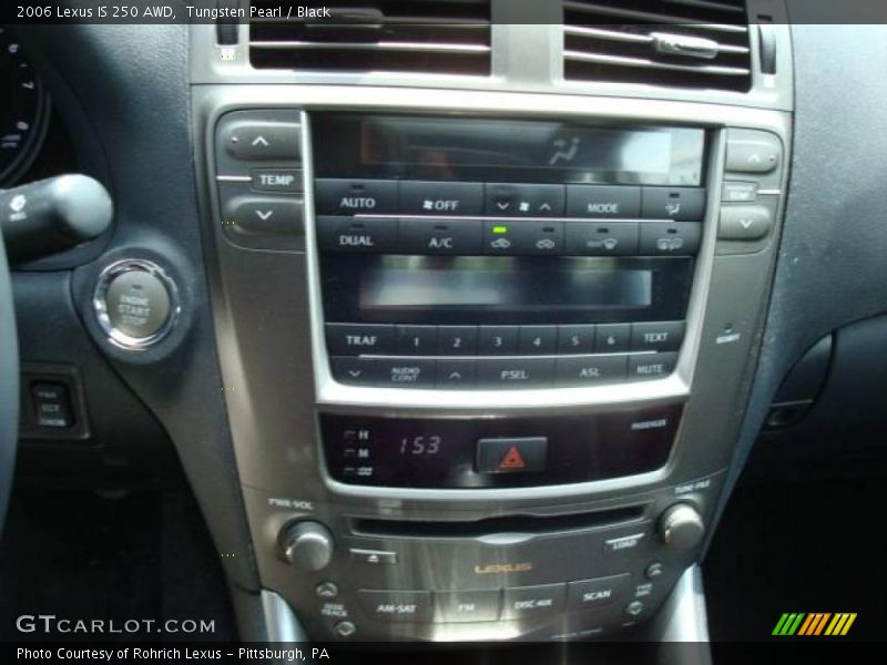 Tungsten Pearl / Black 2006 Lexus IS 250 AWD