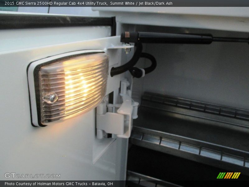 Summit White / Jet Black/Dark Ash 2015 GMC Sierra 2500HD Regular Cab 4x4 Utility Truck