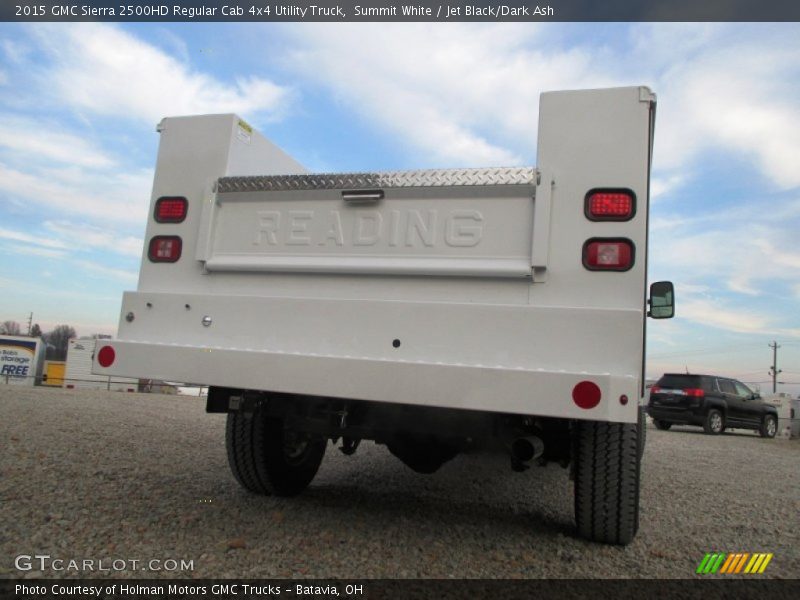 Summit White / Jet Black/Dark Ash 2015 GMC Sierra 2500HD Regular Cab 4x4 Utility Truck