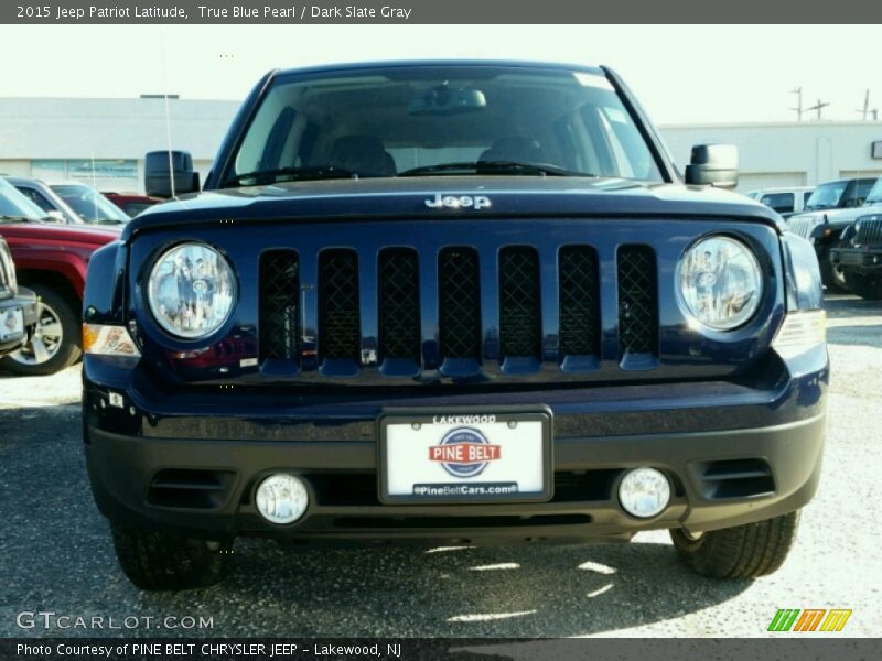 True Blue Pearl / Dark Slate Gray 2015 Jeep Patriot Latitude