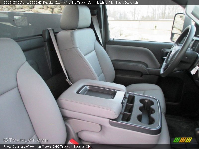 Summit White / Jet Black/Dark Ash 2015 GMC Sierra 2500HD Regular Cab 4x4 Utility Truck
