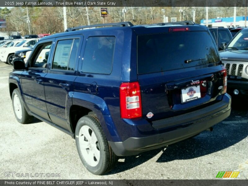 True Blue Pearl / Dark Slate Gray 2015 Jeep Patriot Latitude