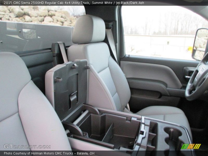 Summit White / Jet Black/Dark Ash 2015 GMC Sierra 2500HD Regular Cab 4x4 Utility Truck
