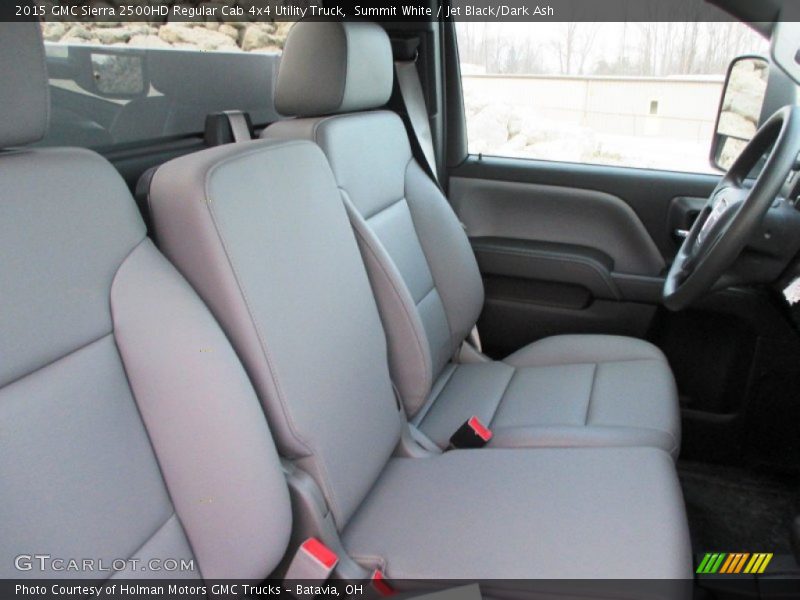 Summit White / Jet Black/Dark Ash 2015 GMC Sierra 2500HD Regular Cab 4x4 Utility Truck