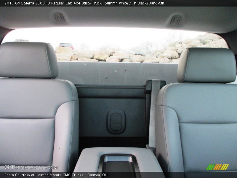 Summit White / Jet Black/Dark Ash 2015 GMC Sierra 2500HD Regular Cab 4x4 Utility Truck