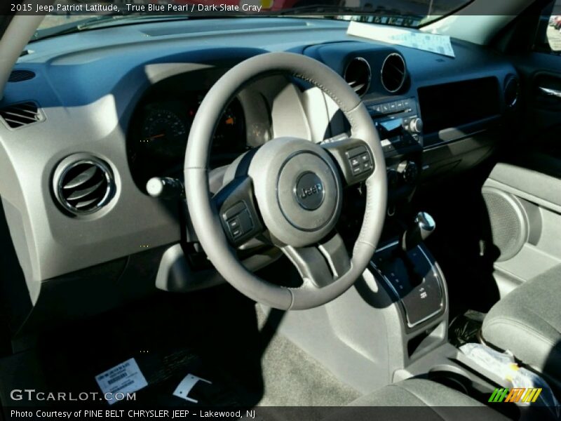True Blue Pearl / Dark Slate Gray 2015 Jeep Patriot Latitude