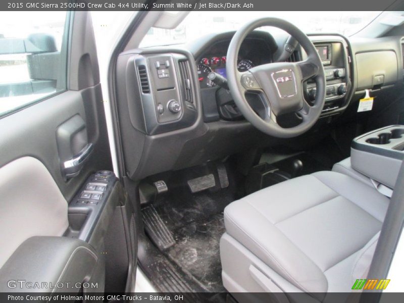 Summit White / Jet Black/Dark Ash 2015 GMC Sierra 2500HD Crew Cab 4x4 Utility