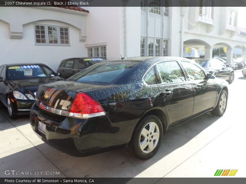 Black / Ebony Black 2007 Chevrolet Impala LS