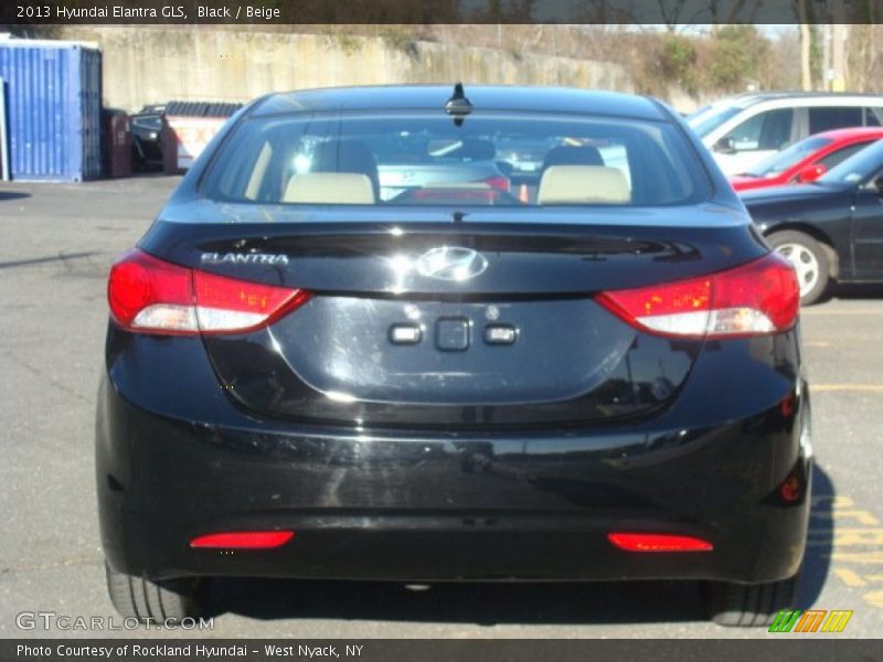 Black / Beige 2013 Hyundai Elantra GLS