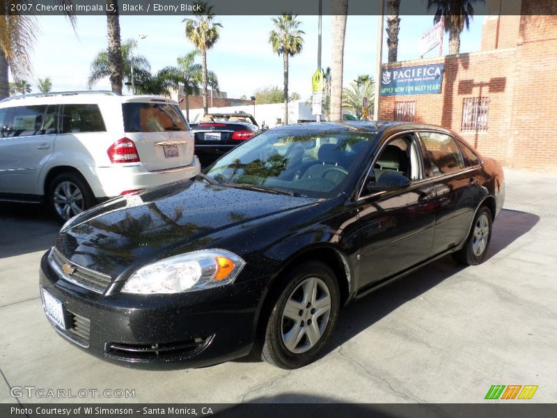 Black / Ebony Black 2007 Chevrolet Impala LS