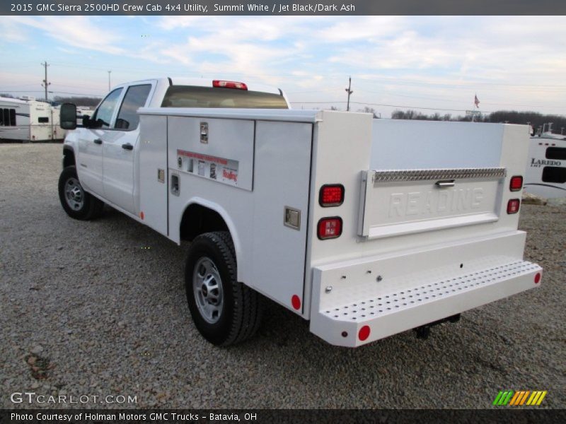 Summit White / Jet Black/Dark Ash 2015 GMC Sierra 2500HD Crew Cab 4x4 Utility