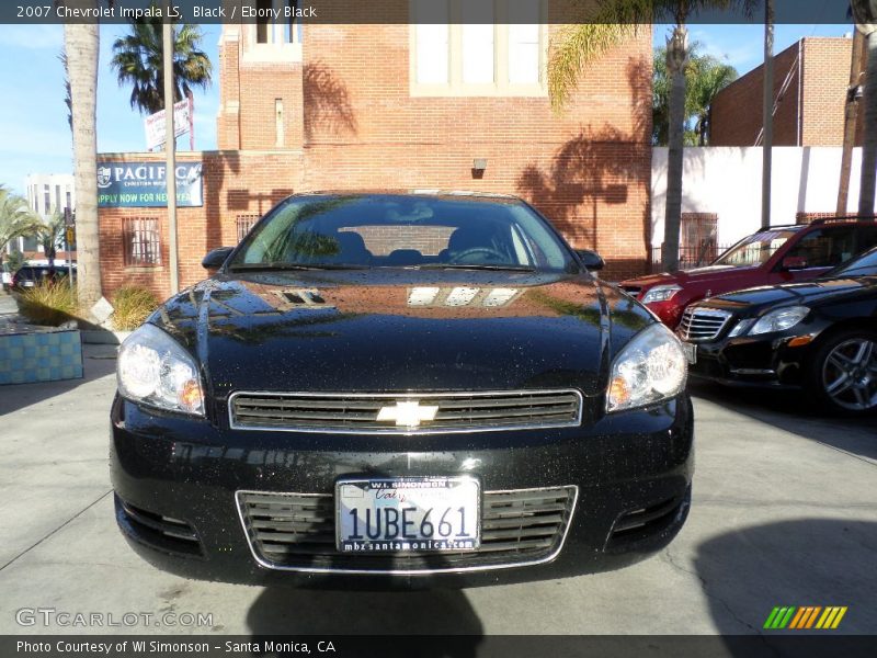 Black / Ebony Black 2007 Chevrolet Impala LS