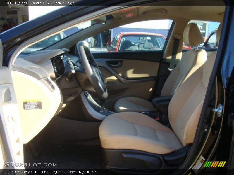 Black / Beige 2013 Hyundai Elantra GLS