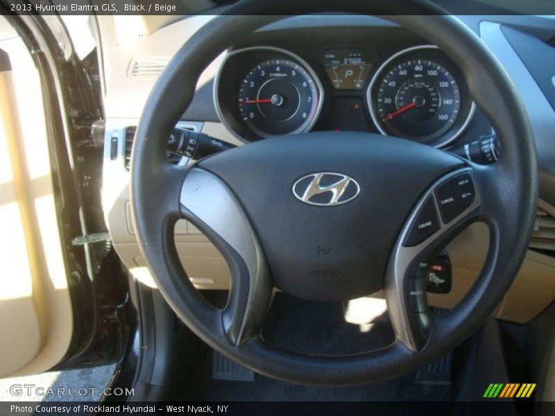 Black / Beige 2013 Hyundai Elantra GLS