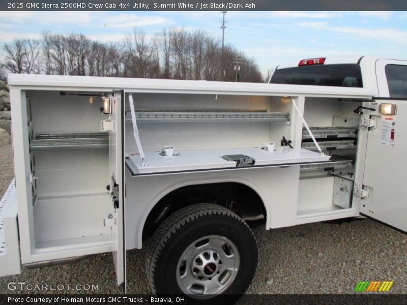 Summit White / Jet Black/Dark Ash 2015 GMC Sierra 2500HD Crew Cab 4x4 Utility