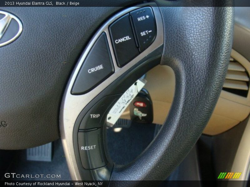 Black / Beige 2013 Hyundai Elantra GLS