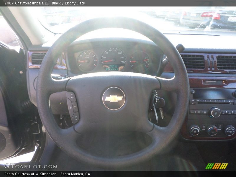 Black / Ebony Black 2007 Chevrolet Impala LS