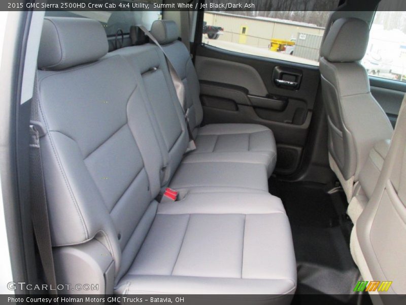 Summit White / Jet Black/Dark Ash 2015 GMC Sierra 2500HD Crew Cab 4x4 Utility