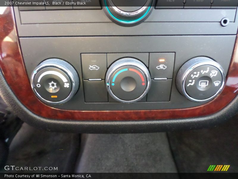 Black / Ebony Black 2007 Chevrolet Impala LS