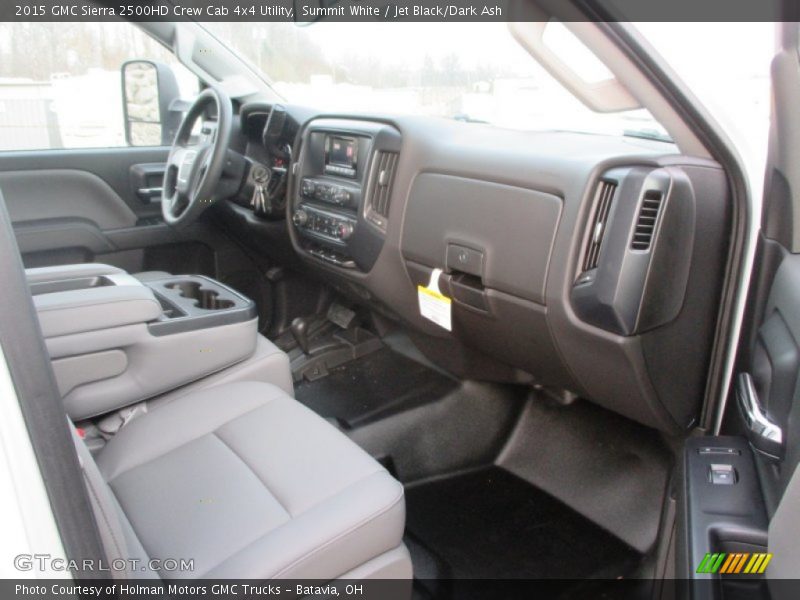 Summit White / Jet Black/Dark Ash 2015 GMC Sierra 2500HD Crew Cab 4x4 Utility