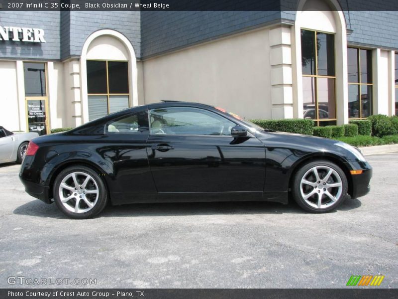 Black Obsidian / Wheat Beige 2007 Infiniti G 35 Coupe